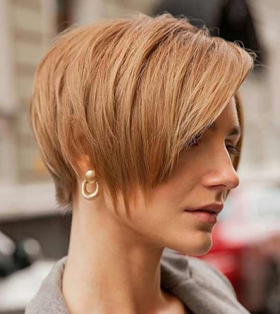 Photo de coupes de cheveux courtes pour femmes