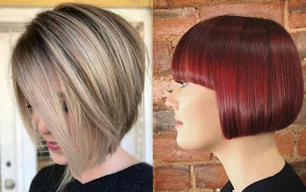 Fashionable women's haircuts