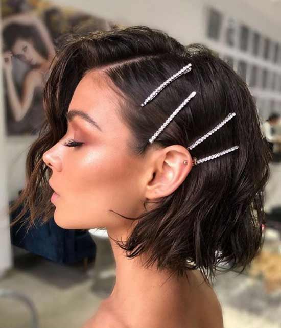 Fashionable short haircut