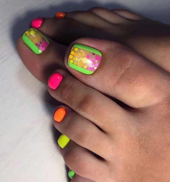 Pedicure on vacation