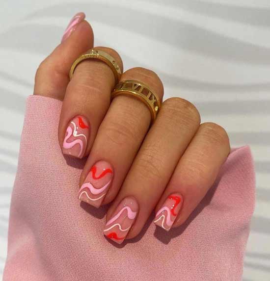 Fashionable spring manicure