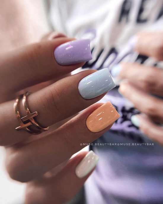 Very beautiful combination on nails