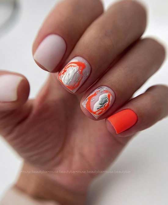 Spring Foil Manicure