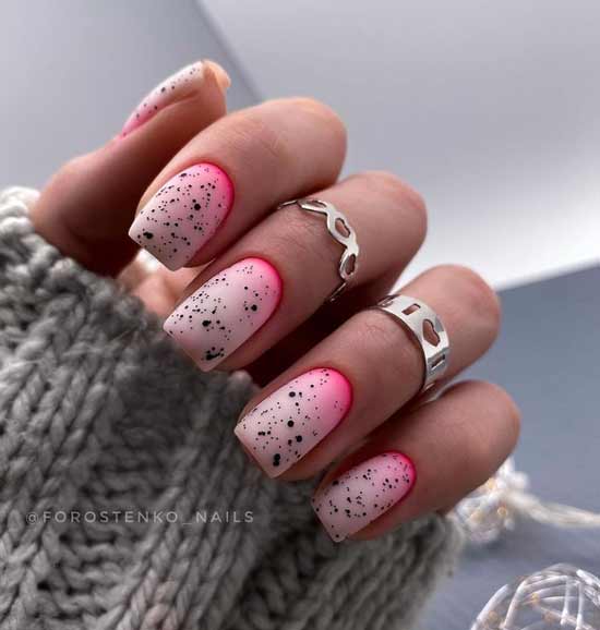 Spring short nail design