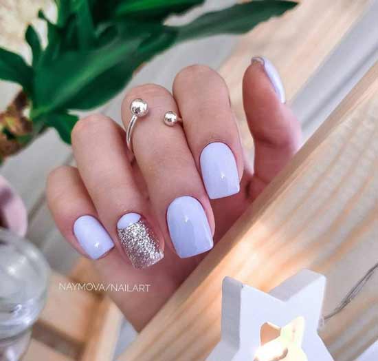 Delicate manicure spring