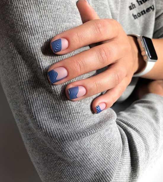 Beautiful manicure spring