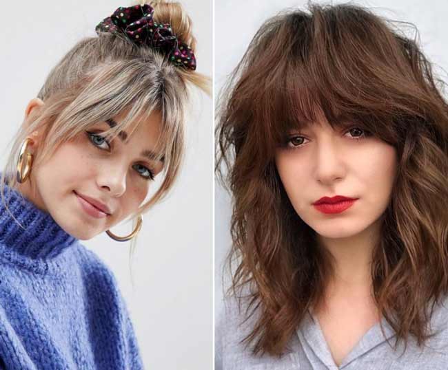 What types of bangs are in fashion in 2020