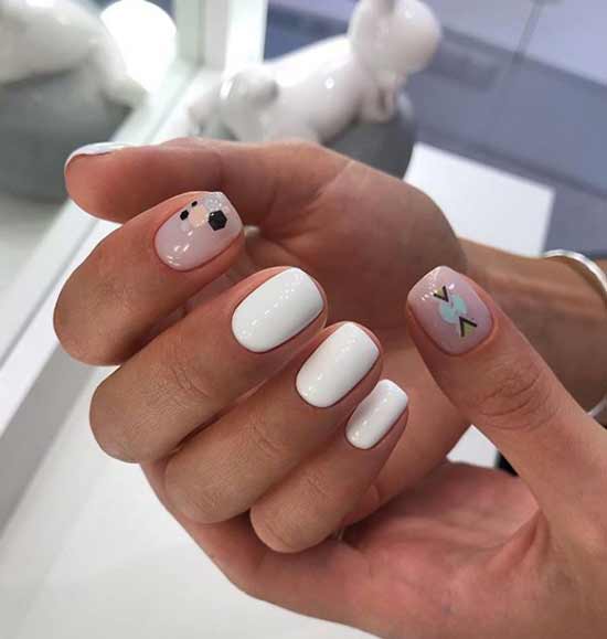 Delicate manicure