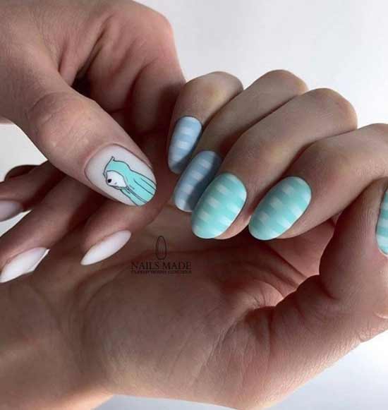 Mint manicure photo