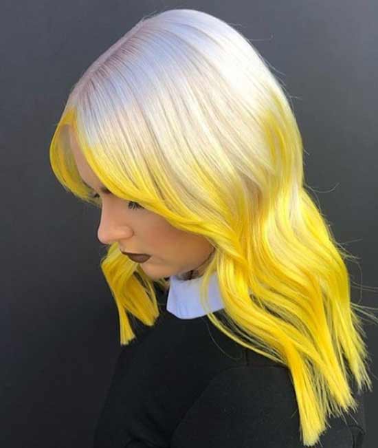 Coloration cheveux 2020 fluo