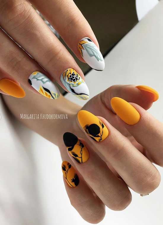 Bright manicure