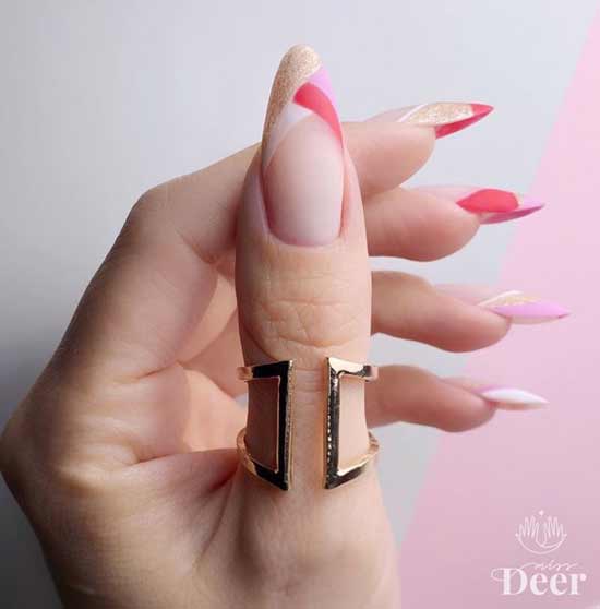 French long sharp nails