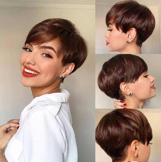 Pixie haircut