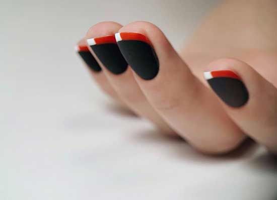 Design rouge et noir