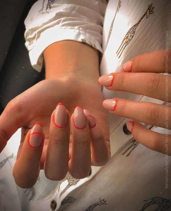 Red manicure