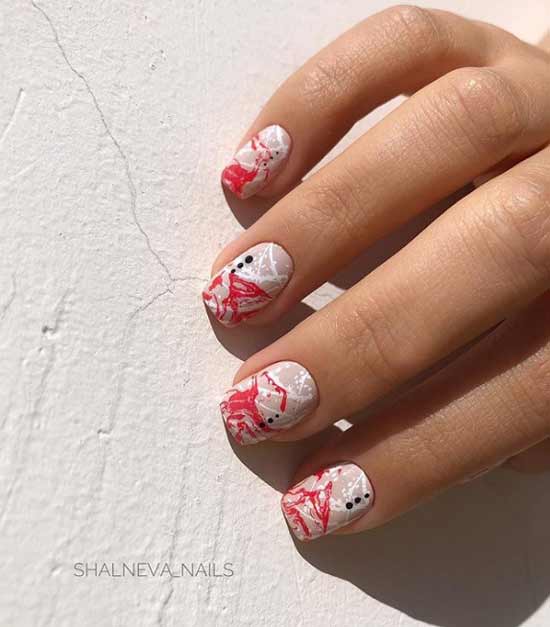 Stamping manicure photo