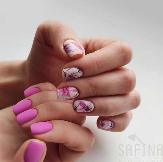 Short nails design