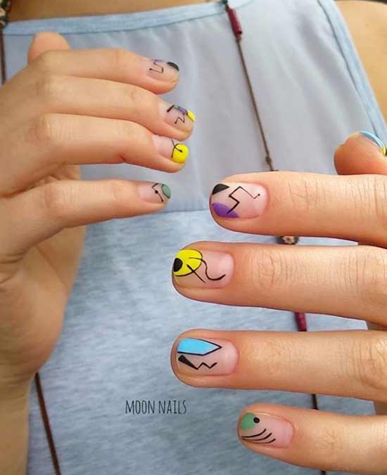 Photo of manicure for short nails