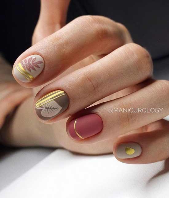 Matte patterned