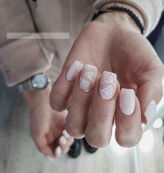 Beautiful spring manicure