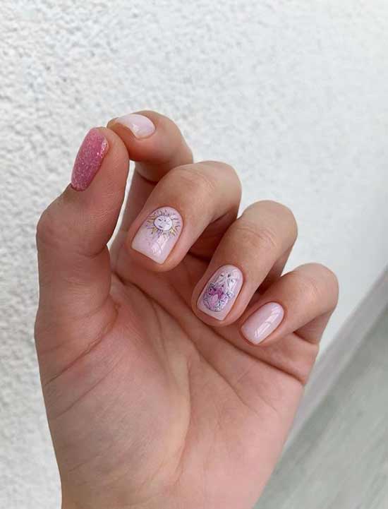 Cute teen manicure