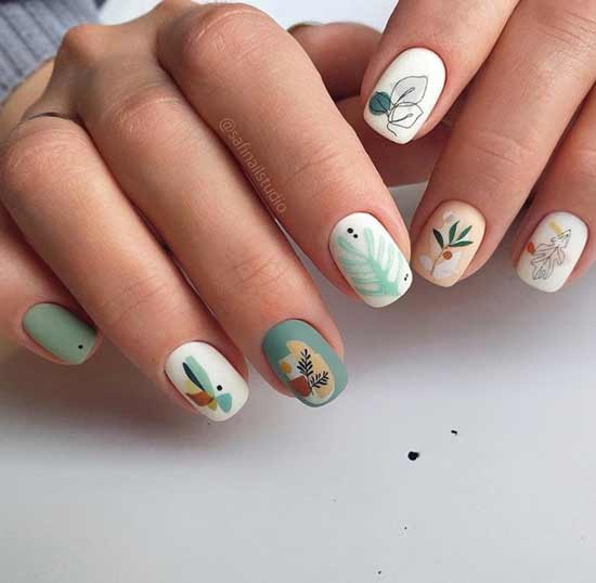 Dessins mignons d'ongles