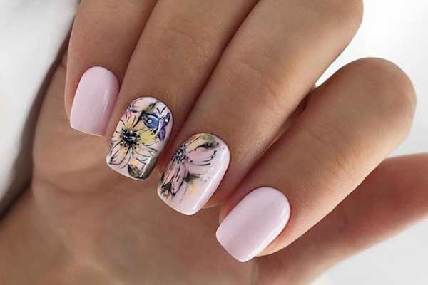 A selection of cute manicure ideas