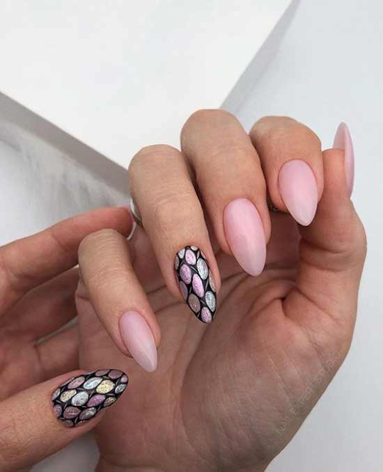 Light pink manicure