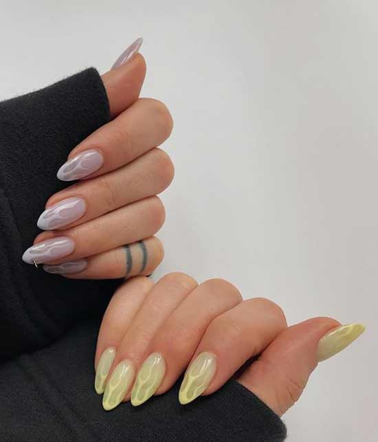 Translucent manicure