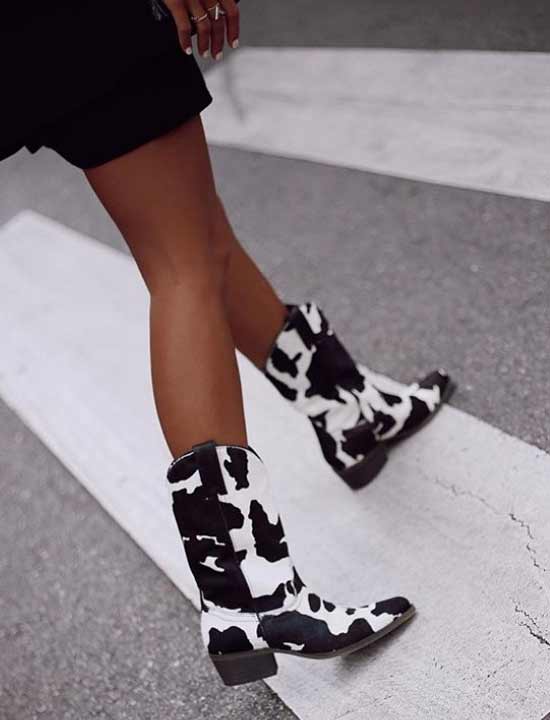 Bottes de cow-boy à la mode