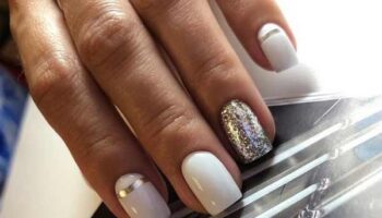 White manicure photo