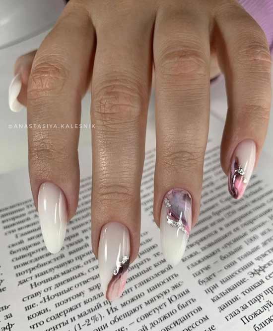 Milk manicure