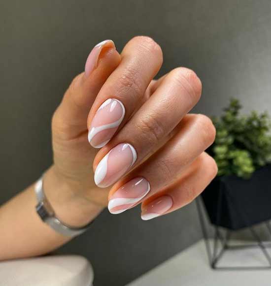 White manicure