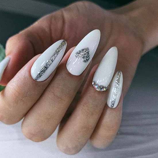 Manucure blanche 2021 : photo-design d'ongles, 100 belles nouveautés