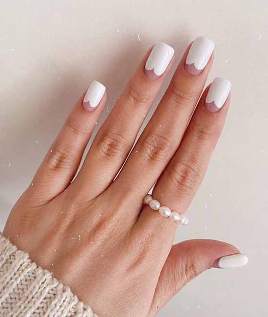 Manucure blanche 2021 : photo-design d'ongles, 100 belles nouveautés