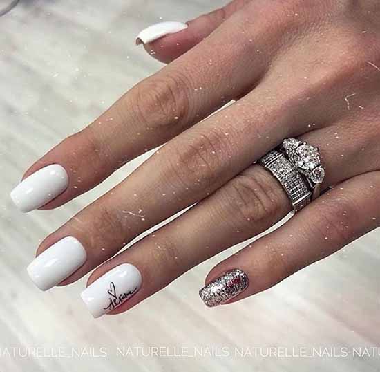 White manicure 2021: photo-design of nails, 100 beautiful new products