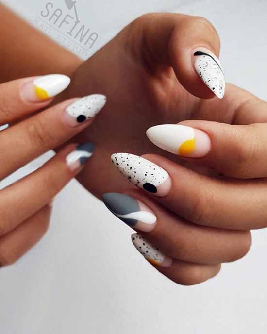 Manucure blanche 2021 : photo-design d'ongles, 100 belles nouveautés