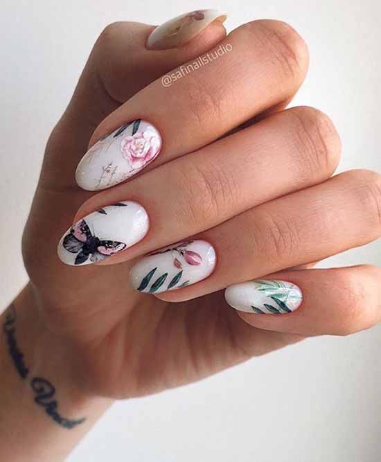 White manicure 2021: photo-design of nails, 100 beautiful new products