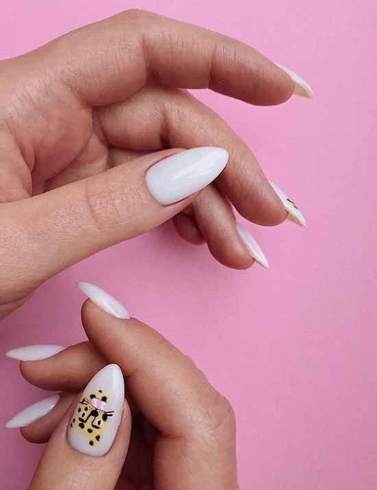 Manucure blanche 2021 : photo-design d'ongles, 100 belles nouveautés