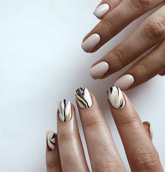 Manucure blanche 2021 : photo-design d'ongles, 100 belles nouveautés