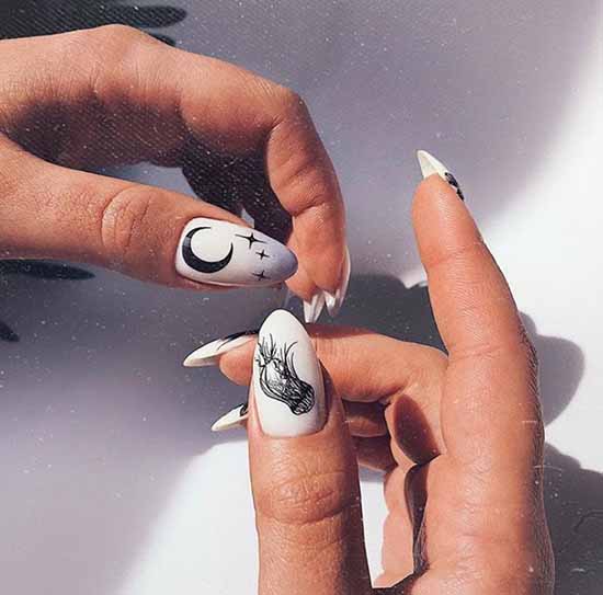 Manucure blanche 2021 : photo-design d'ongles, 100 belles nouveautés