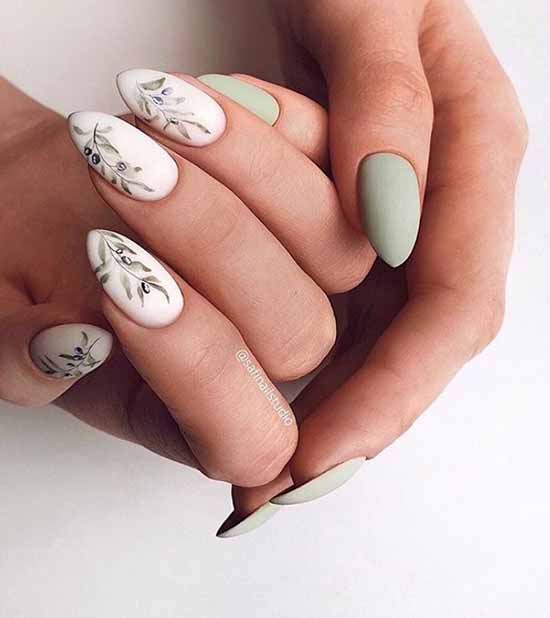 Manucure blanche 2021 : photo-design d'ongles, 100 belles nouveautés