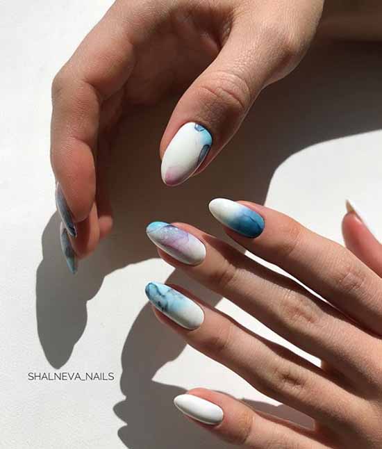 Manucure blanche 2021 : photo-design d'ongles, 100 belles nouveautés