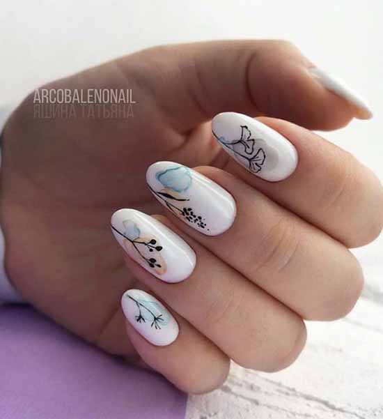 White manicure 2021: photo-design of nails, 100 beautiful new products