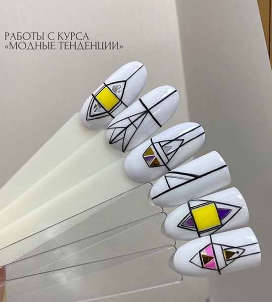 White manicure 2021: photo-design of nails, 100 beautiful new products