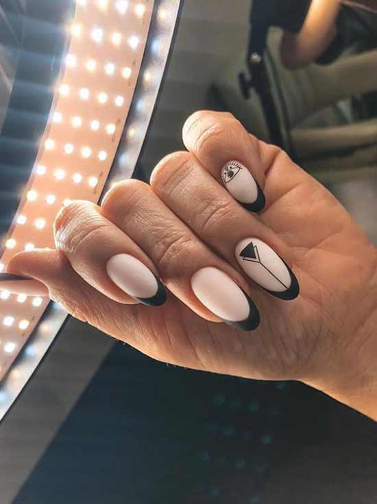 Nail design with geometry