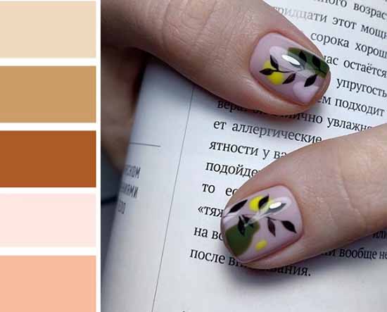 Nude nail design: 100 beautiful photo-novelties of manicure