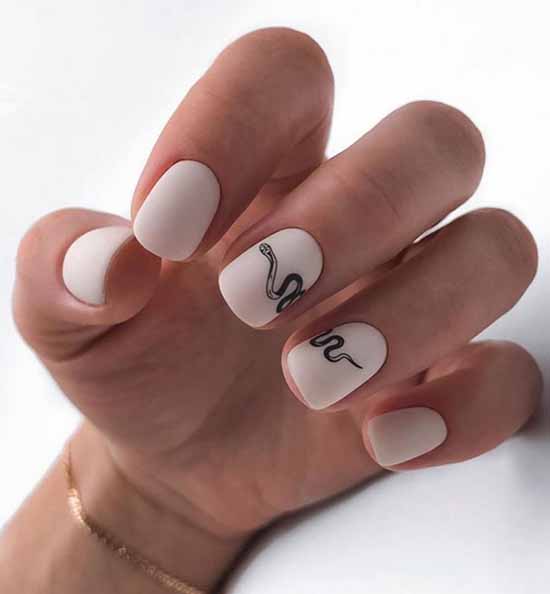 Nude nail design: 100 beautiful photo-novelties of manicure