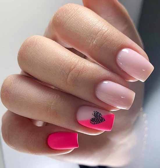 Nude nail design: 100 beautiful photo-novelties of manicure