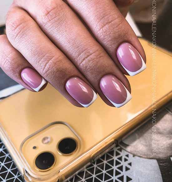 Nude nail design: 100 beautiful photo-novelties of manicure